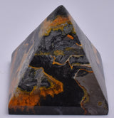BUMBLEBEE JASPER CRYSTAL PYRAMID CARVING 5 CM P754
