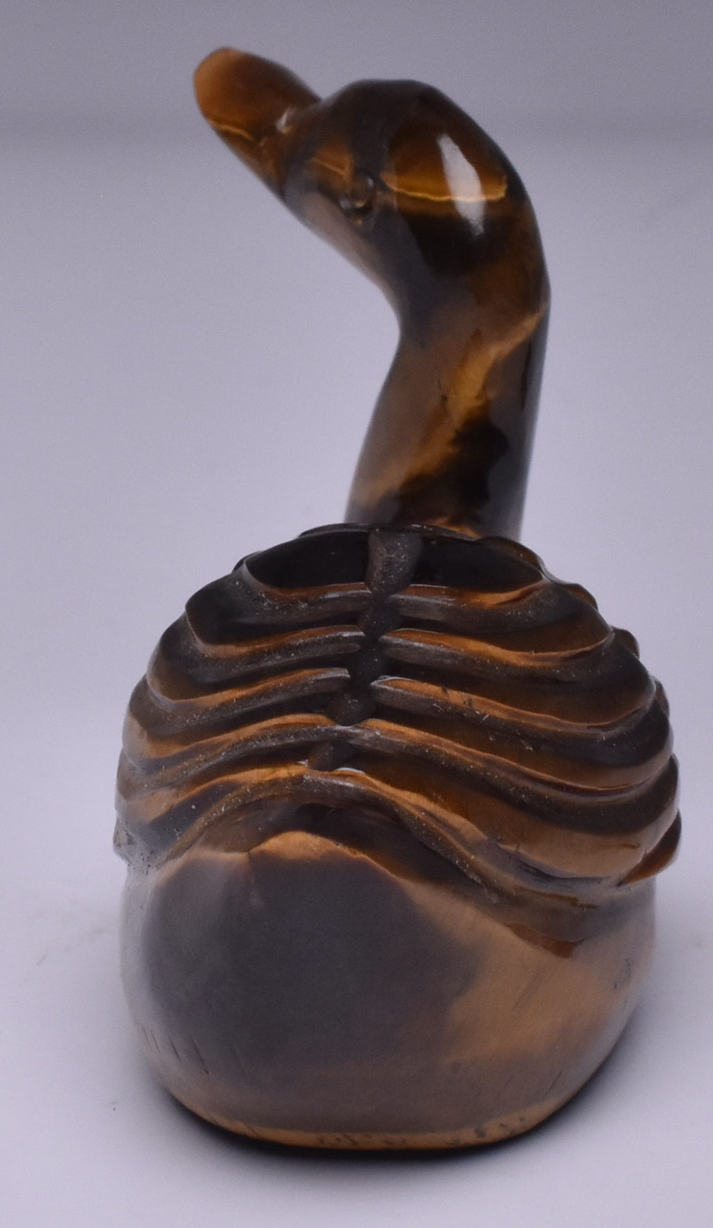 TIGER EYE CRYSTAL CARVED DUCK P408