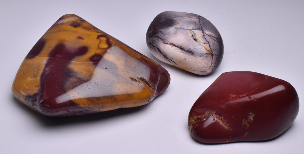 3 x MOOKAITE CRYSTAL POLISHED FREEFORMS P564