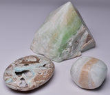 CARIBBEAN CALCITE CARVED SET P509