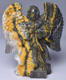 BUMBLEBEE JASPER ANGEL CARVING P571