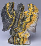 BUMBLEBEE JASPER ANGEL CARVING P571