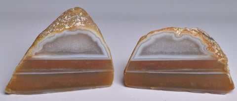 AGATE CREEK, Polished AGATE Pair, AUSTRALIA S1268