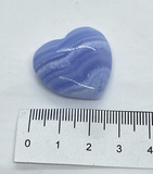 BLUE LACE AGATE HEART TUMBLE P207