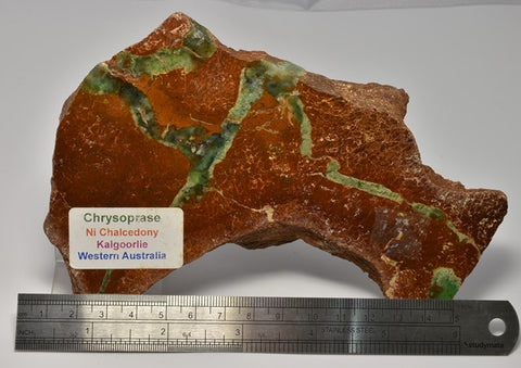 CHRYSOPRASE POLISHED SLICE CHRY00012