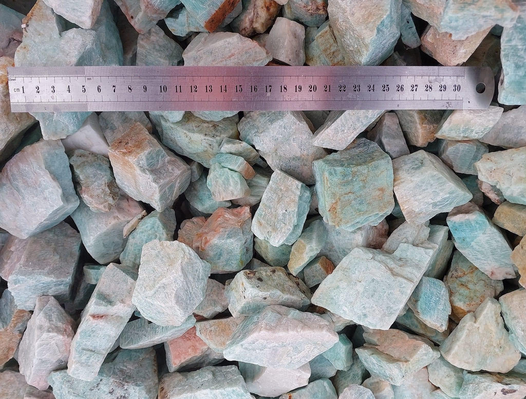 1 KILO OF AMAZONITE RR2 Crystal World Exhibition Centre and Sales